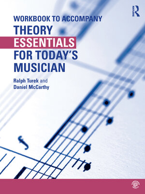 cover image of Theory Essentials for Today's Musician (Workbook)